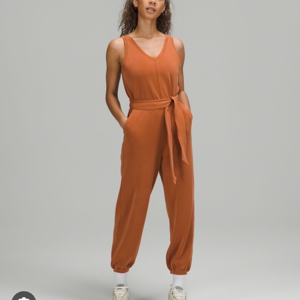 Ease of it all V-neck jumpsuit